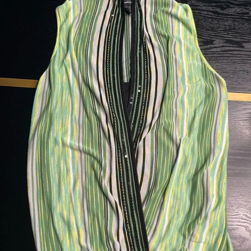 INC International Concepts Open Front Tunic w/att’d Tank Size XL EUC - Picture 6 of 12